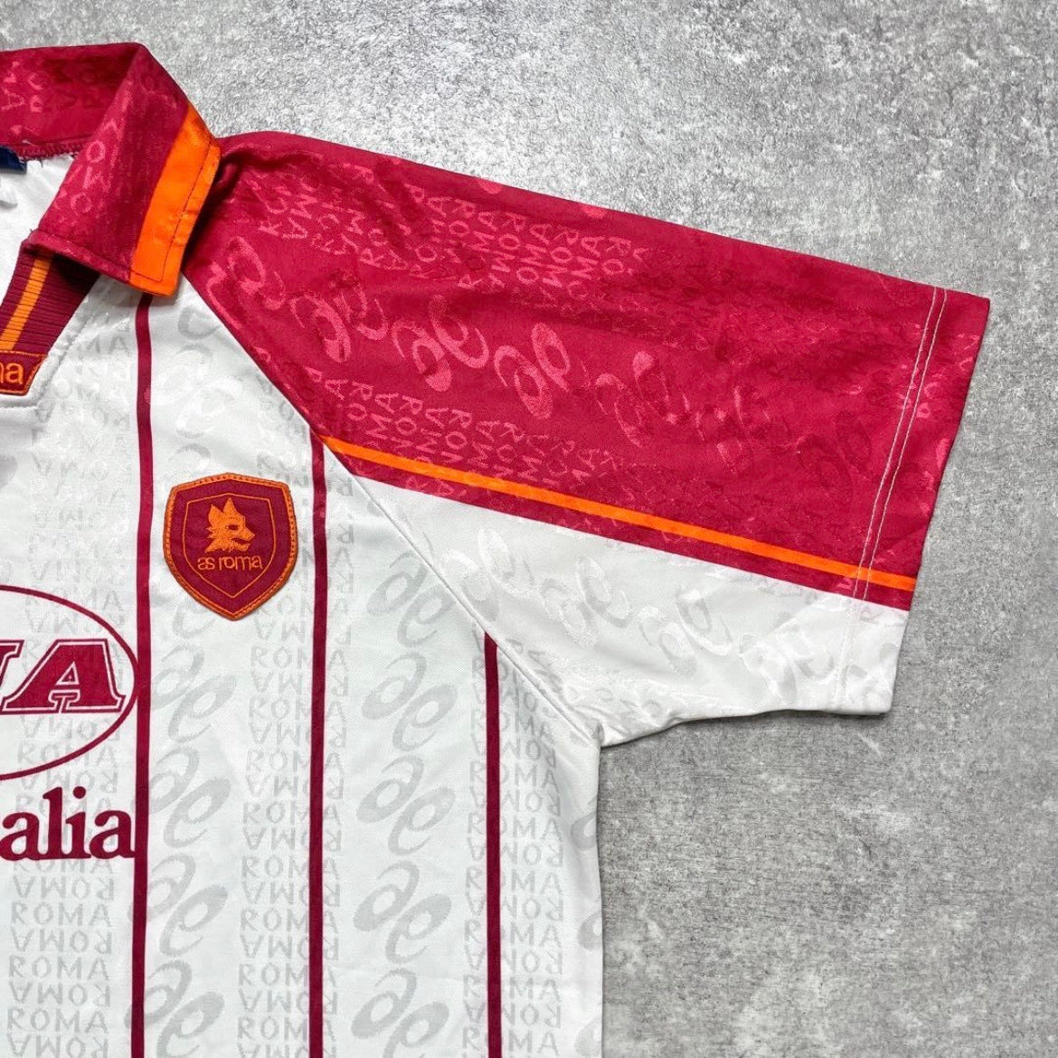 【正規品1996-1997 asics Roma away shirt】
