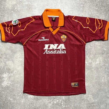 【正規品1999-2000 diadora Roma Home Shirt NAKATA #8】