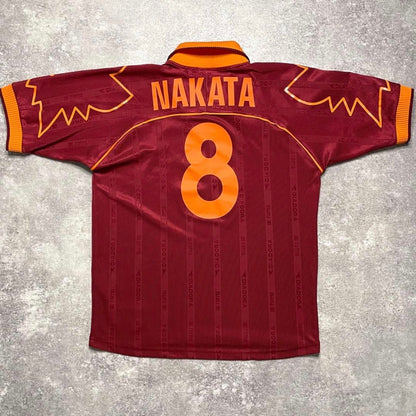 【正規品1999-2000 diadora Roma Home Shirt NAKATA #8】