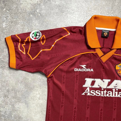 【正規品1999-2000 diadora Roma Home Shirt NAKATA #8】