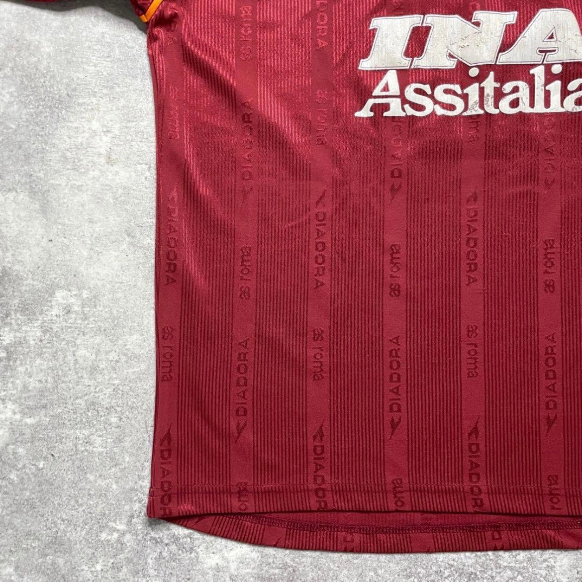 【正規品1999-2000 diadora Roma Home Shirt NAKATA #8】