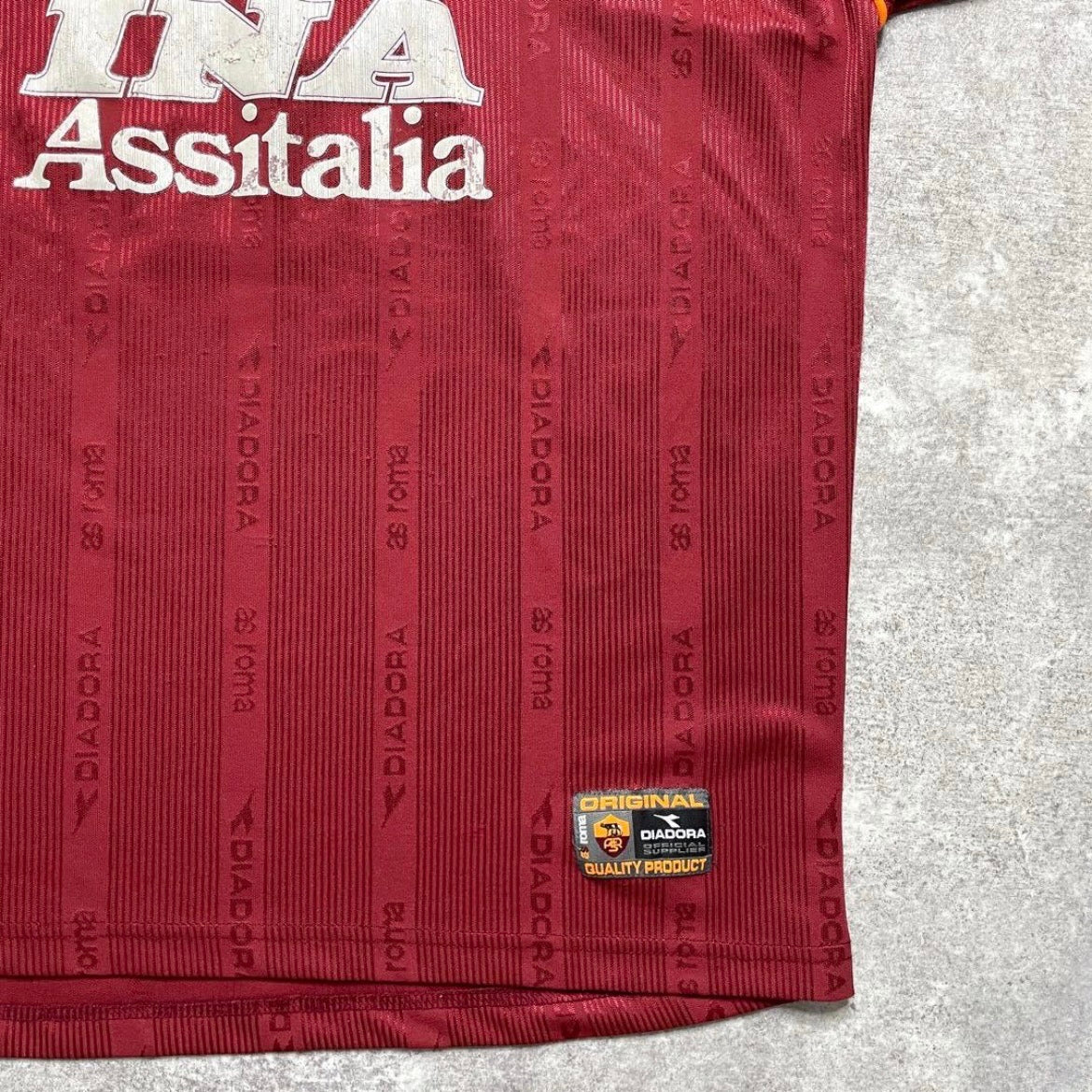 【正規品1999-2000 diadora Roma Home Shirt NAKATA #8】