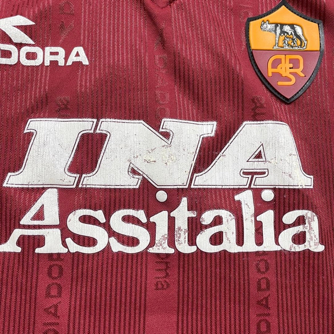 【正規品1999-2000 diadora Roma Home Shirt NAKATA #8】