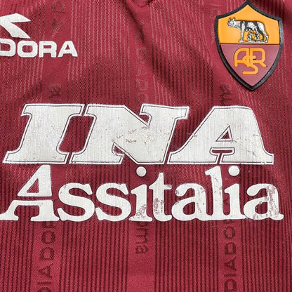 【正規品1999-2000 diadora Roma Home Shirt NAKATA #8】