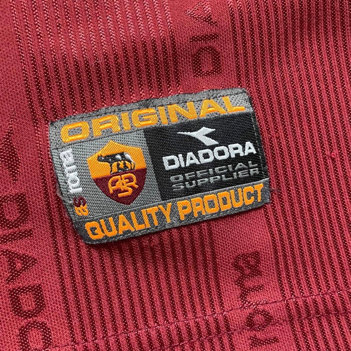 【正規品1999-2000 diadora Roma Home Shirt NAKATA #8】