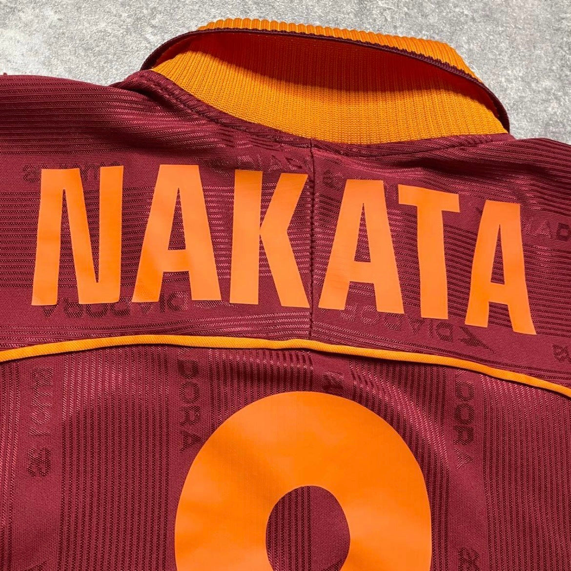 【正規品1999-2000 diadora Roma Home Shirt NAKATA #8】
