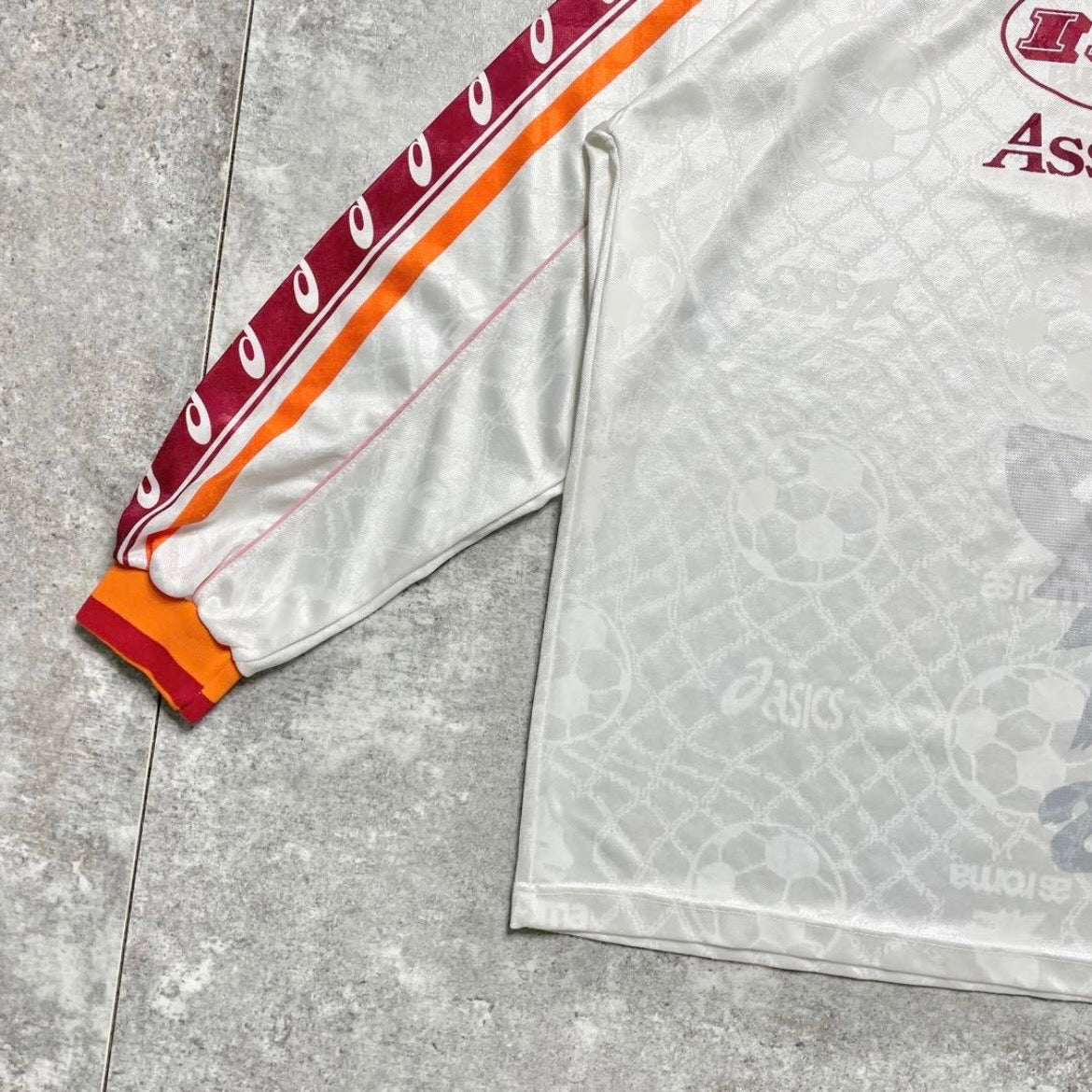 【正規品1995-1996 asics Roma Away L/S #7】