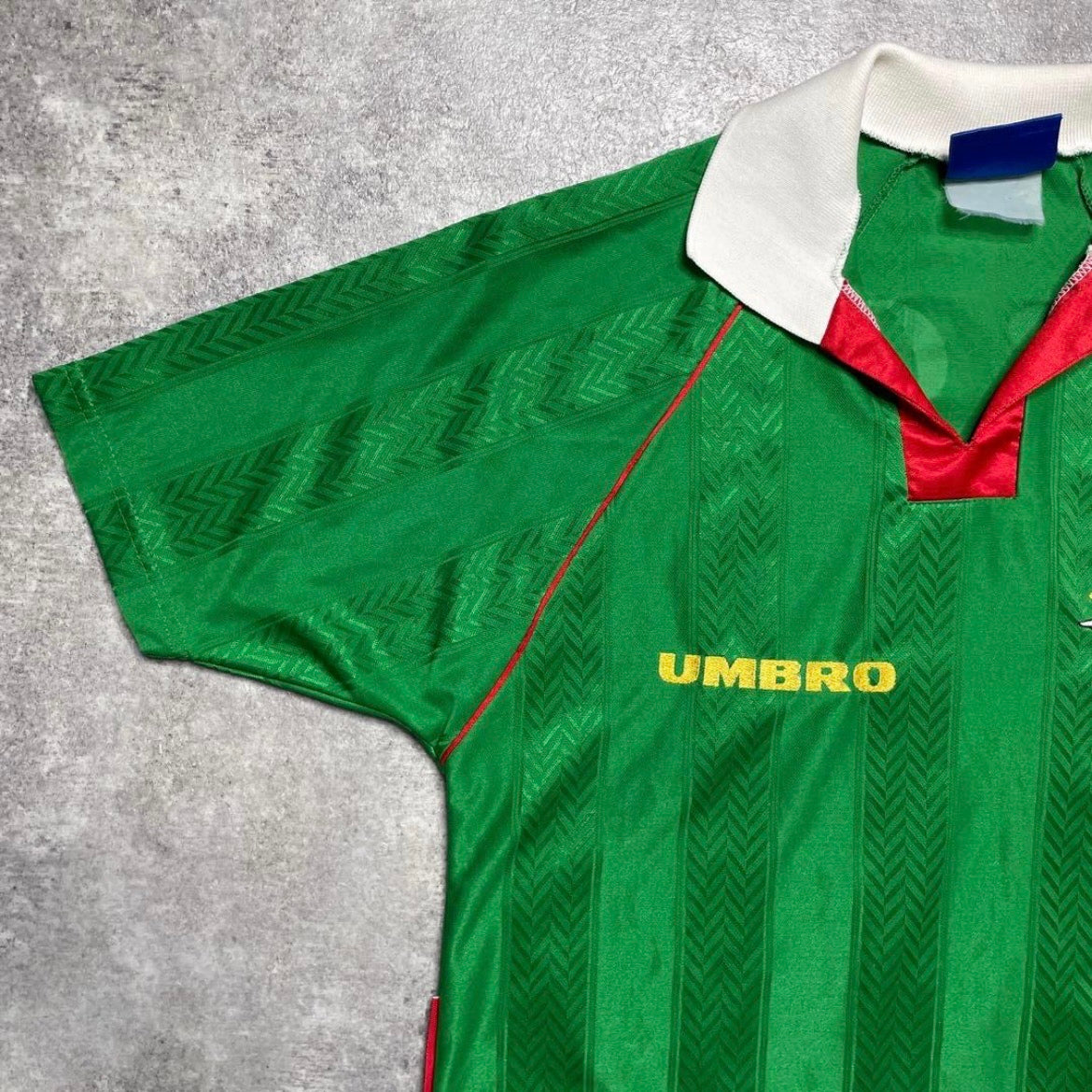 【正規品1994 UMBRO Bolivia home shirt BG #12】