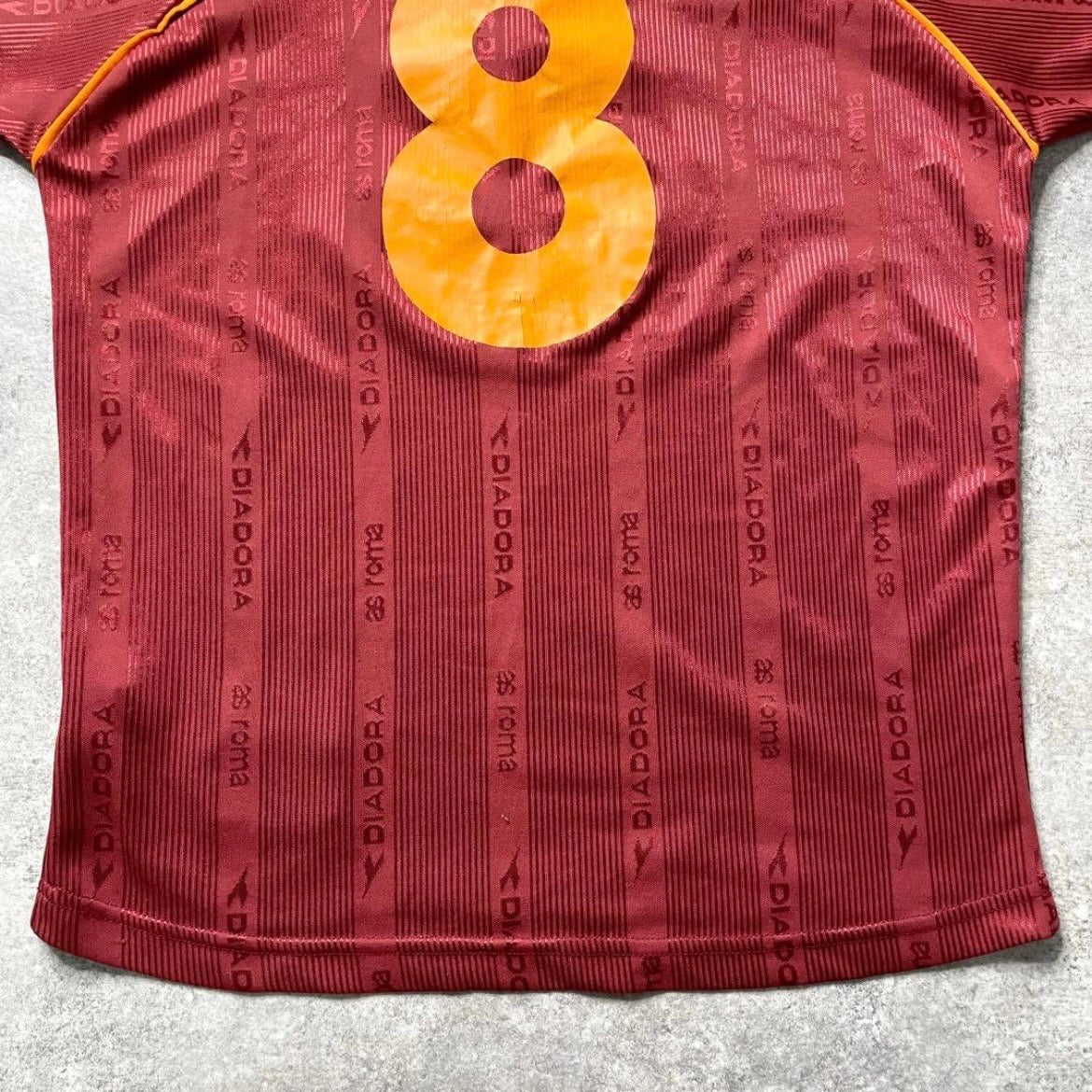 【正規品1999-2000 diadora Roma Home Shirt NAKATA #8】