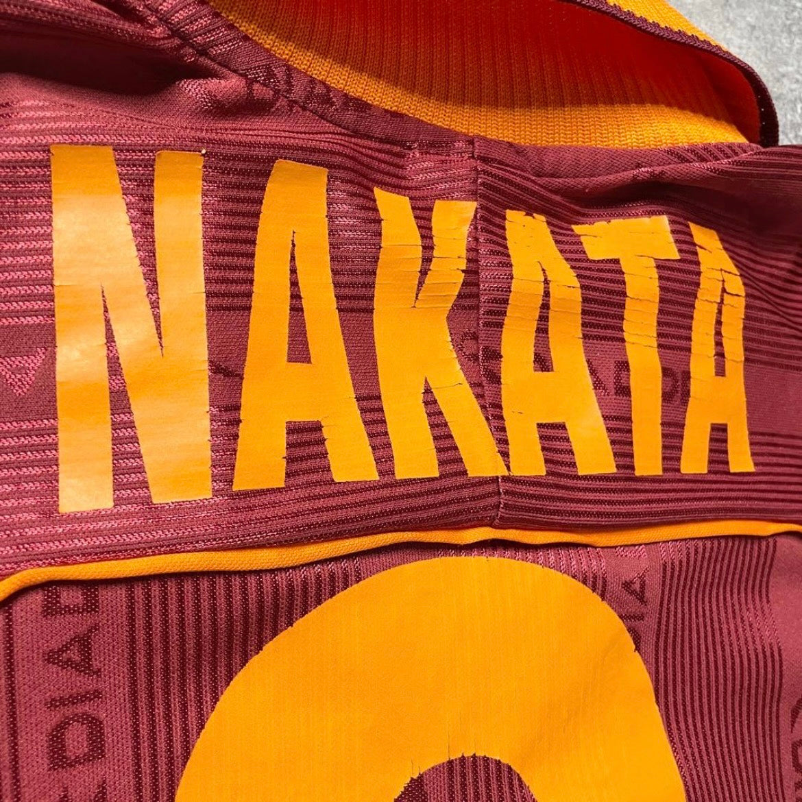 【正規品1999-2000 diadora Roma Home Shirt NAKATA #8】