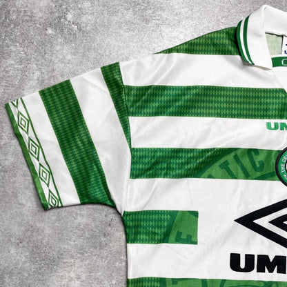 【正規品1997-1999 UMBRO Celtic Home shirt 優勝記念刺繍】