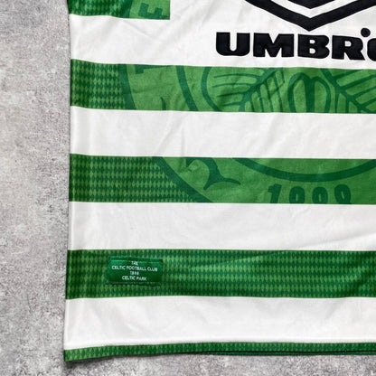 【正規品1997-1999 UMBRO Celtic Home shirt 優勝記念刺繍】