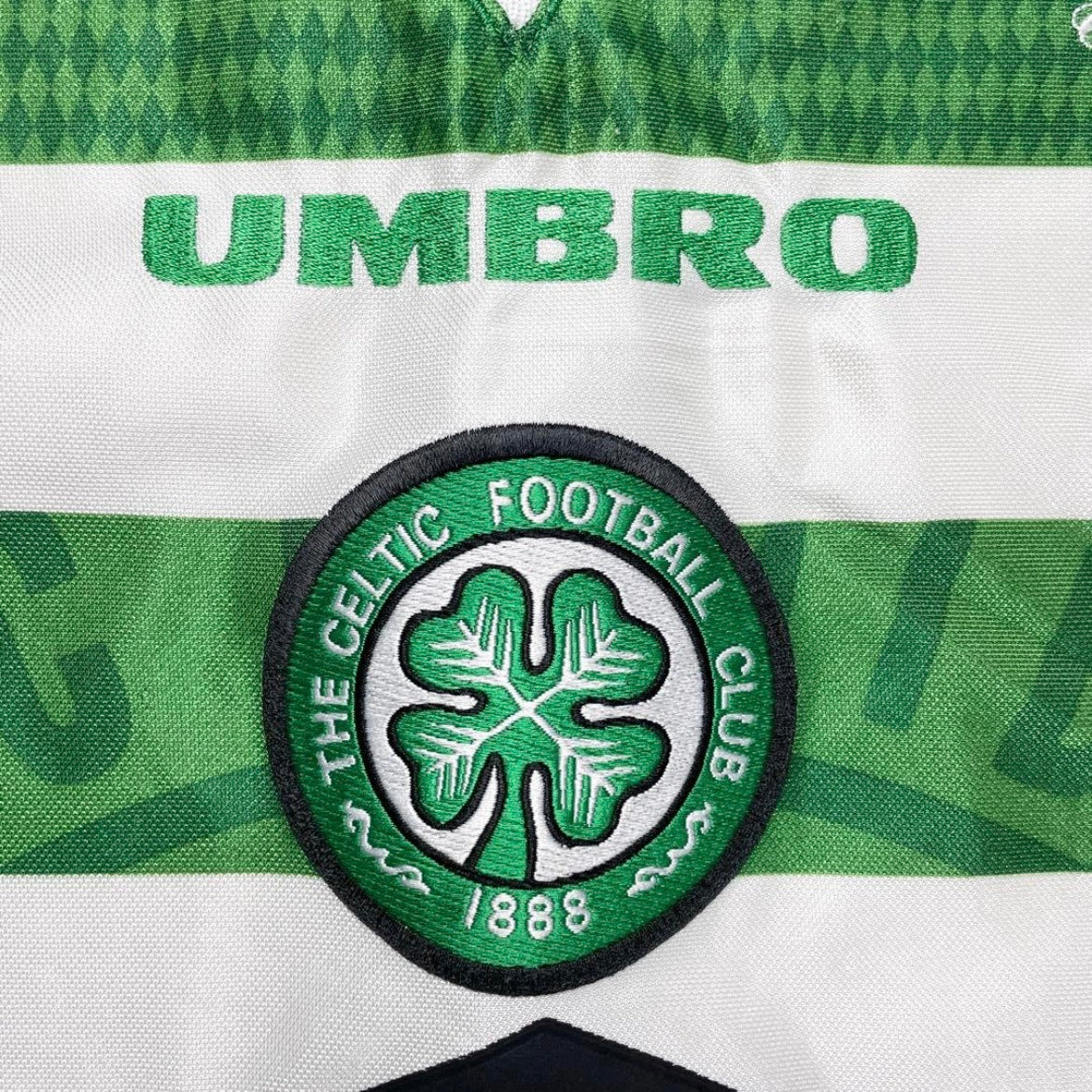 【正規品1997-1999 UMBRO Celtic Home shirt 優勝記念刺繍】