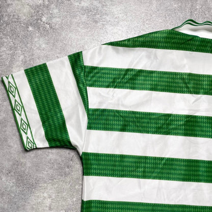 【正規品1997-1999 UMBRO Celtic Home shirt 優勝記念刺繍】