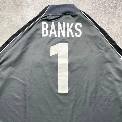【正規選手支給実使用品2000-2001 Reebok Bolton Wanderers GK away L/S Banks #1】