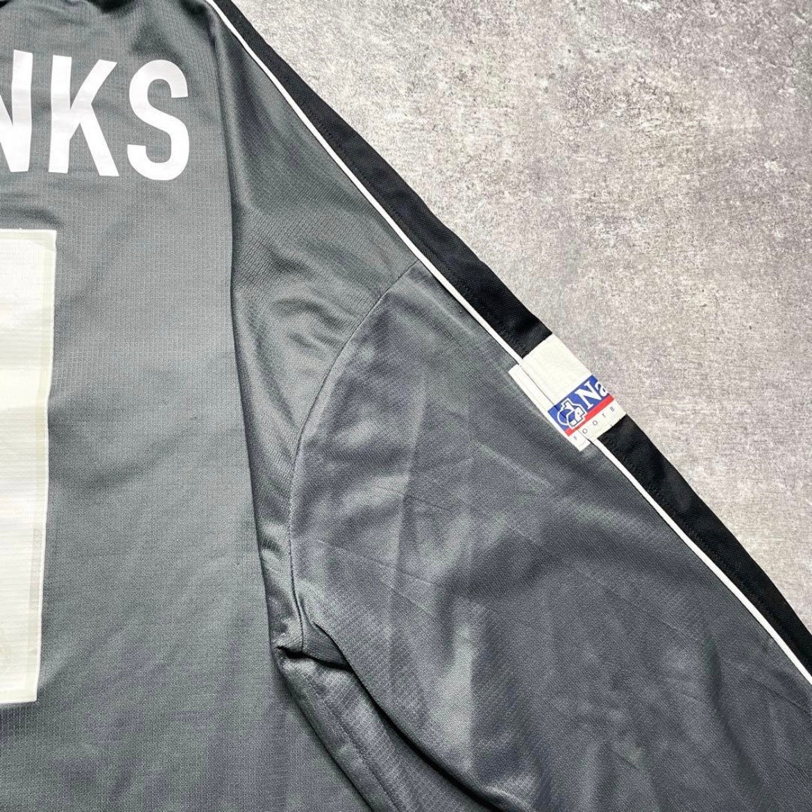 【正規選手支給実使用品2000-2001 Reebok Bolton Wanderers GK away L/S Banks #1】