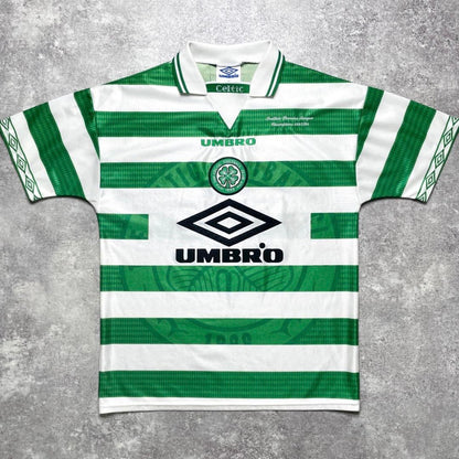 【正規品1997-1999 UMBRO Celtic Home shirt 優勝記念刺繍】