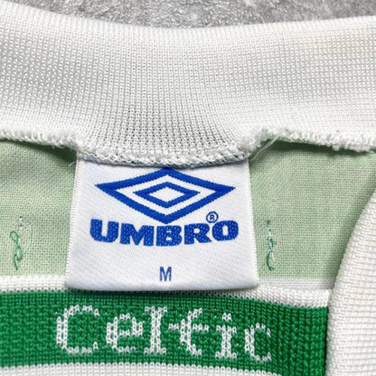 【正規品1997-1999 UMBRO Celtic Home shirt 優勝記念刺繍】