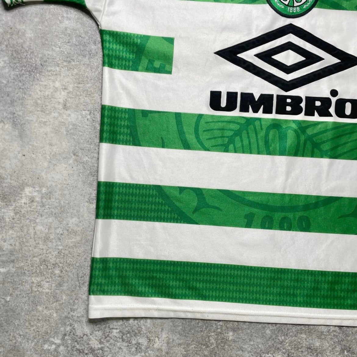 【正規品1997-1999 UMBRO Celtic Home shirt 優勝記念刺繍】