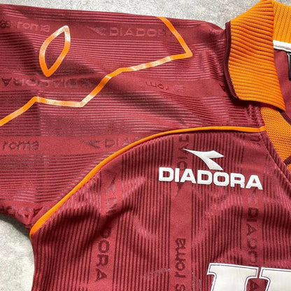 【正規品1999-2000 diadora Roma Home Shirt】