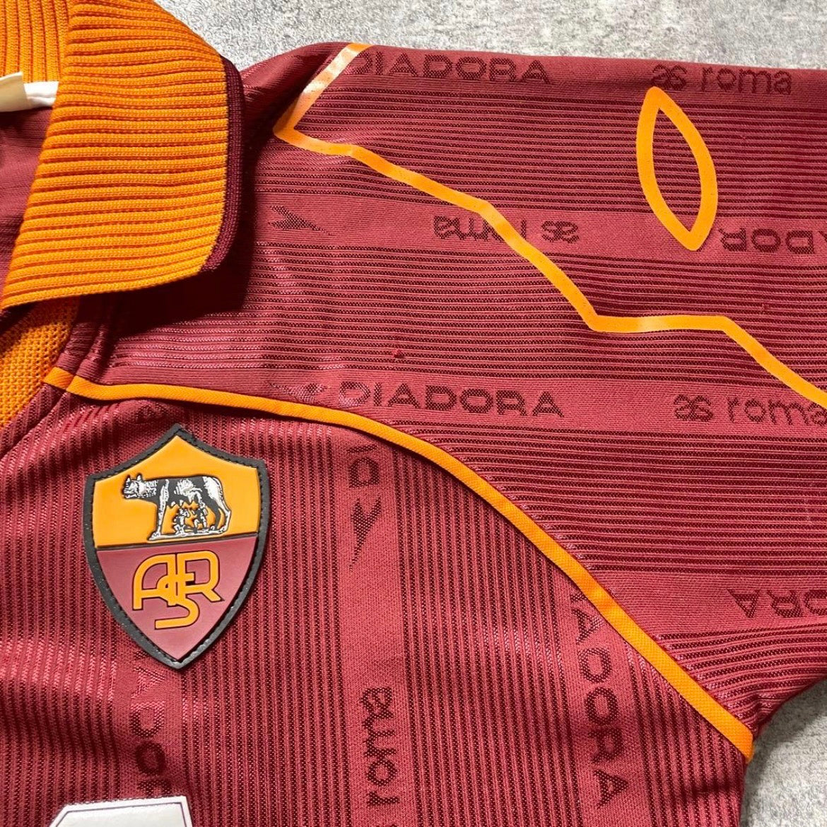 【正規品1999-2000 diadora Roma Home Shirt】