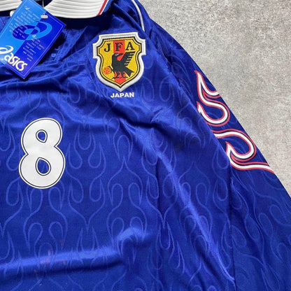 【BNWT正規品1998 asics Japan France World Cup home L/S NAKATA #8】