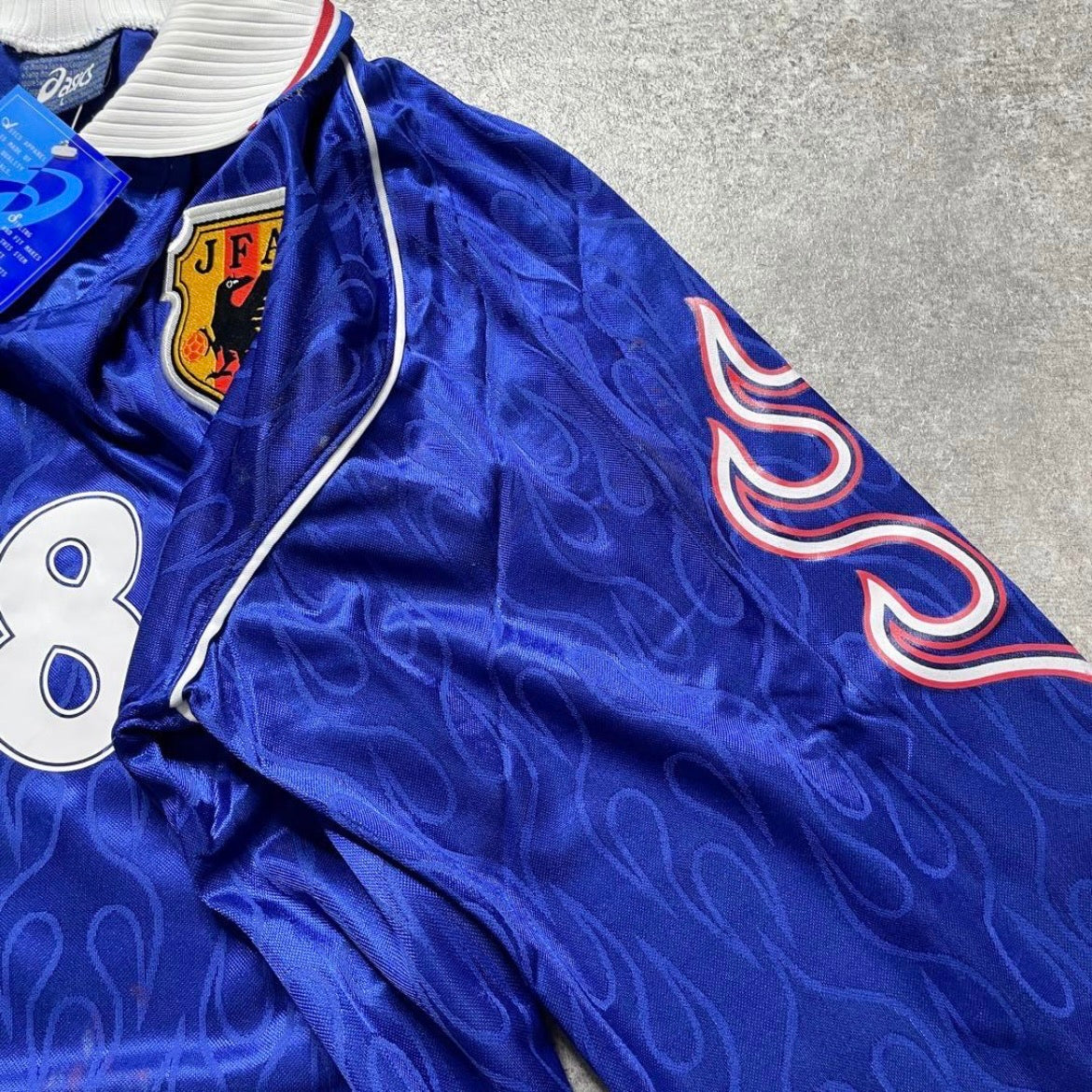 【BNWT正規品1998 asics Japan France World Cup home L/S NAKATA #8】