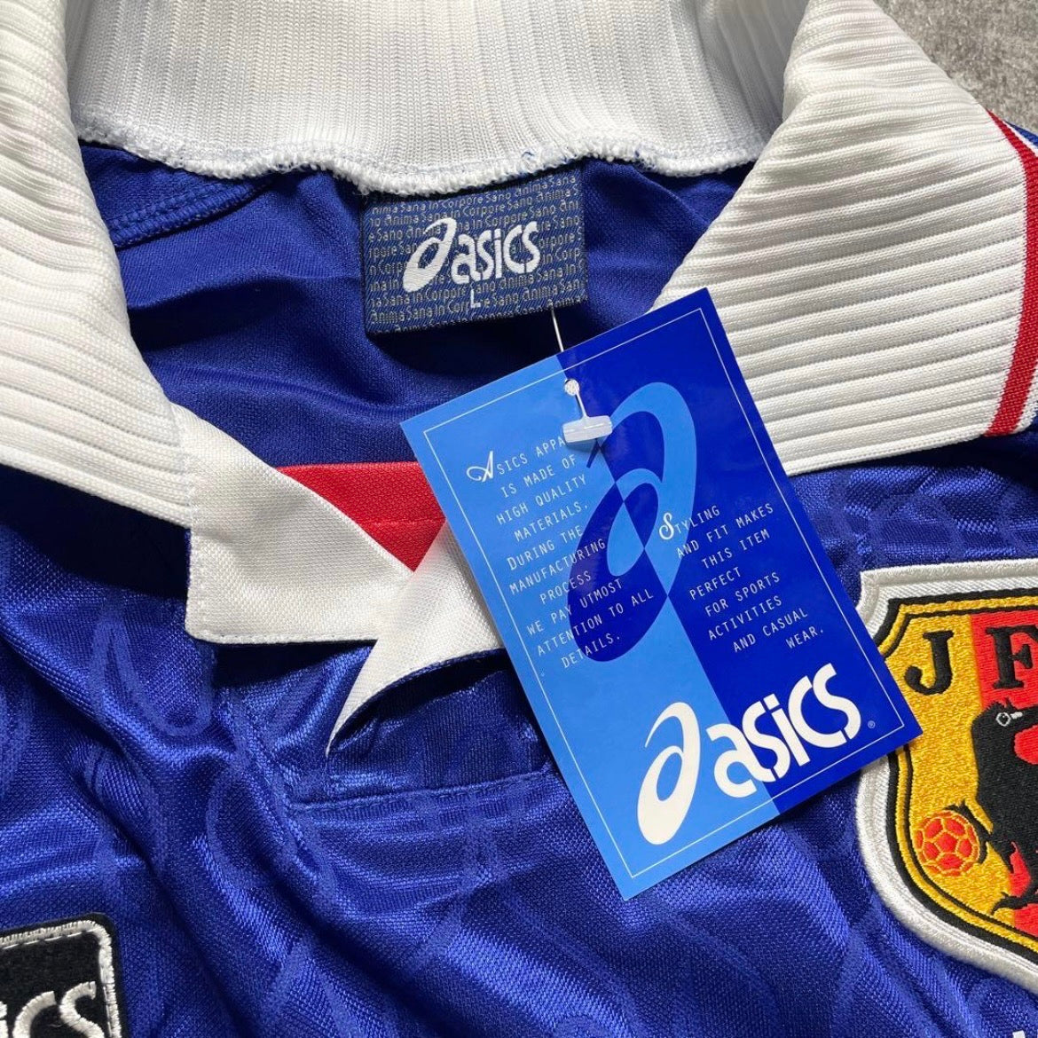 【BNWT正規品1998 asics Japan France World Cup home L/S NAKATA #8】