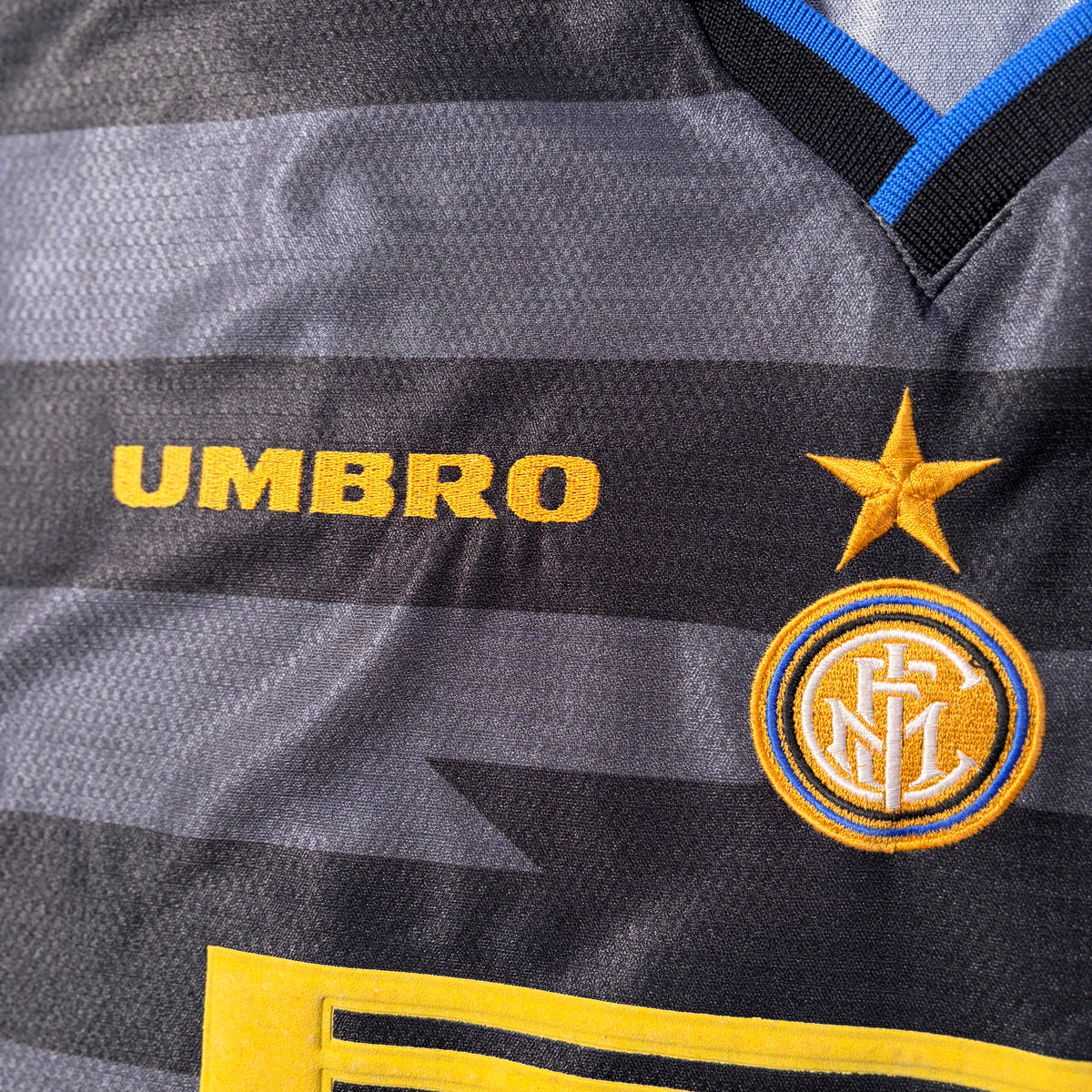 【正規品1997-1998 UMBRO Inter Milan UCL 3rd RONALDO #10】