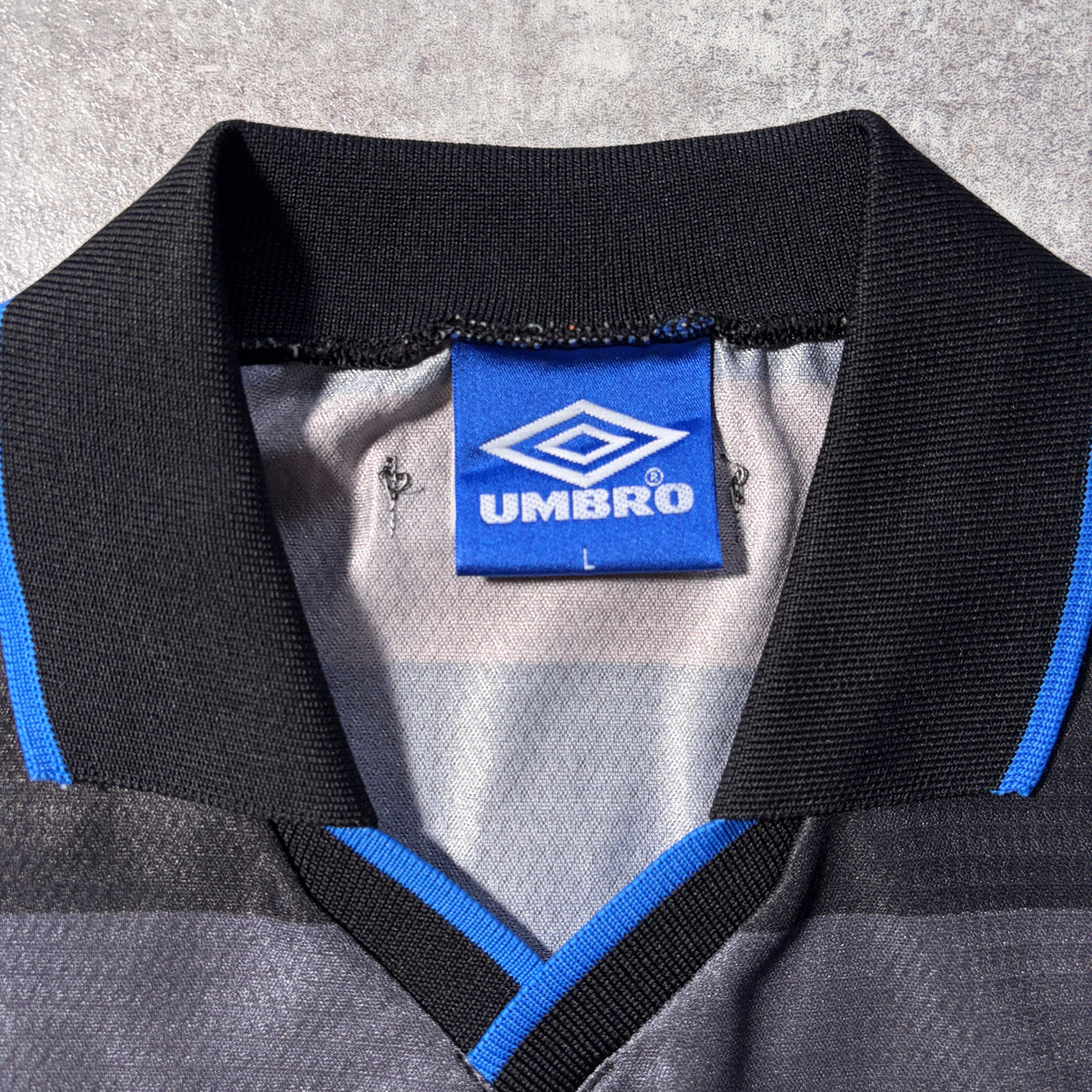 【正規品1997-1998 UMBRO Inter Milan UCL 3rd RONALDO #10】