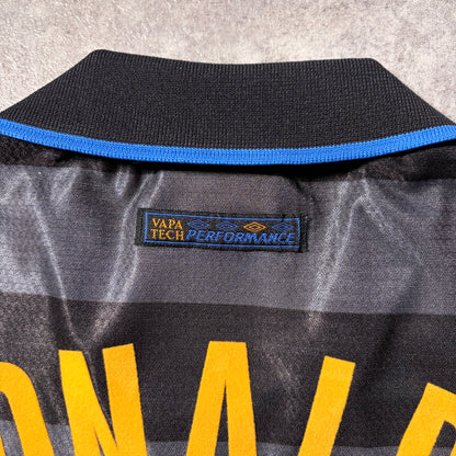 【正規品1997-1998 UMBRO Inter Milan UCL 3rd RONALDO #10】
