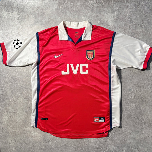 【正規品1998-1999 NIKE Arsenal home BERGKAMP #10】