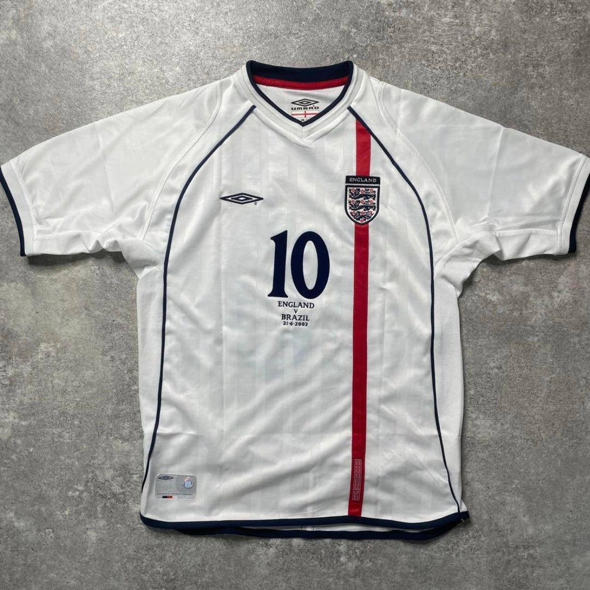【正規品2001-2003 UMBRO England Home OWEN #10】