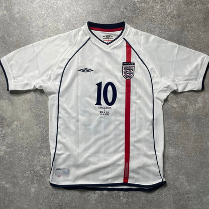 【正規品2001-2003 UMBRO England Home OWEN #10】