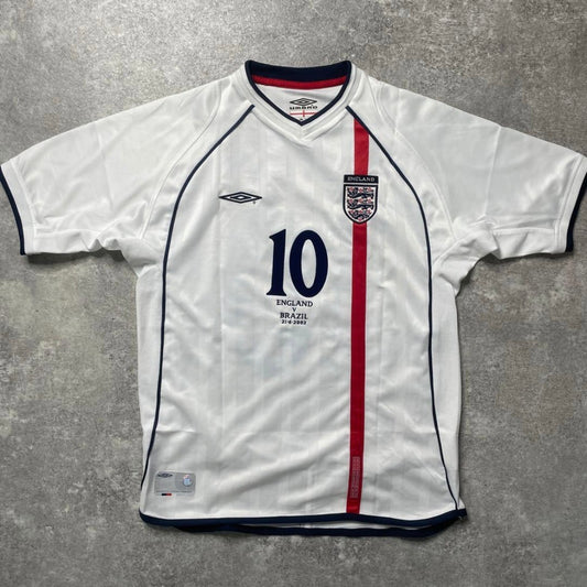 【正規品2001-2003 UMBRO England Home OWEN #10】