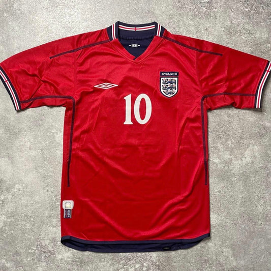 【正規品2002-2004 UMBRO England away OWEN #10】