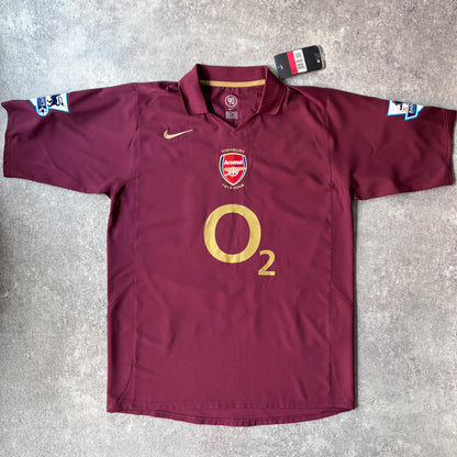 【BNWT正規品2005-2006 NIKE Arsenal home BERGKAMP #10 Last Highbury】