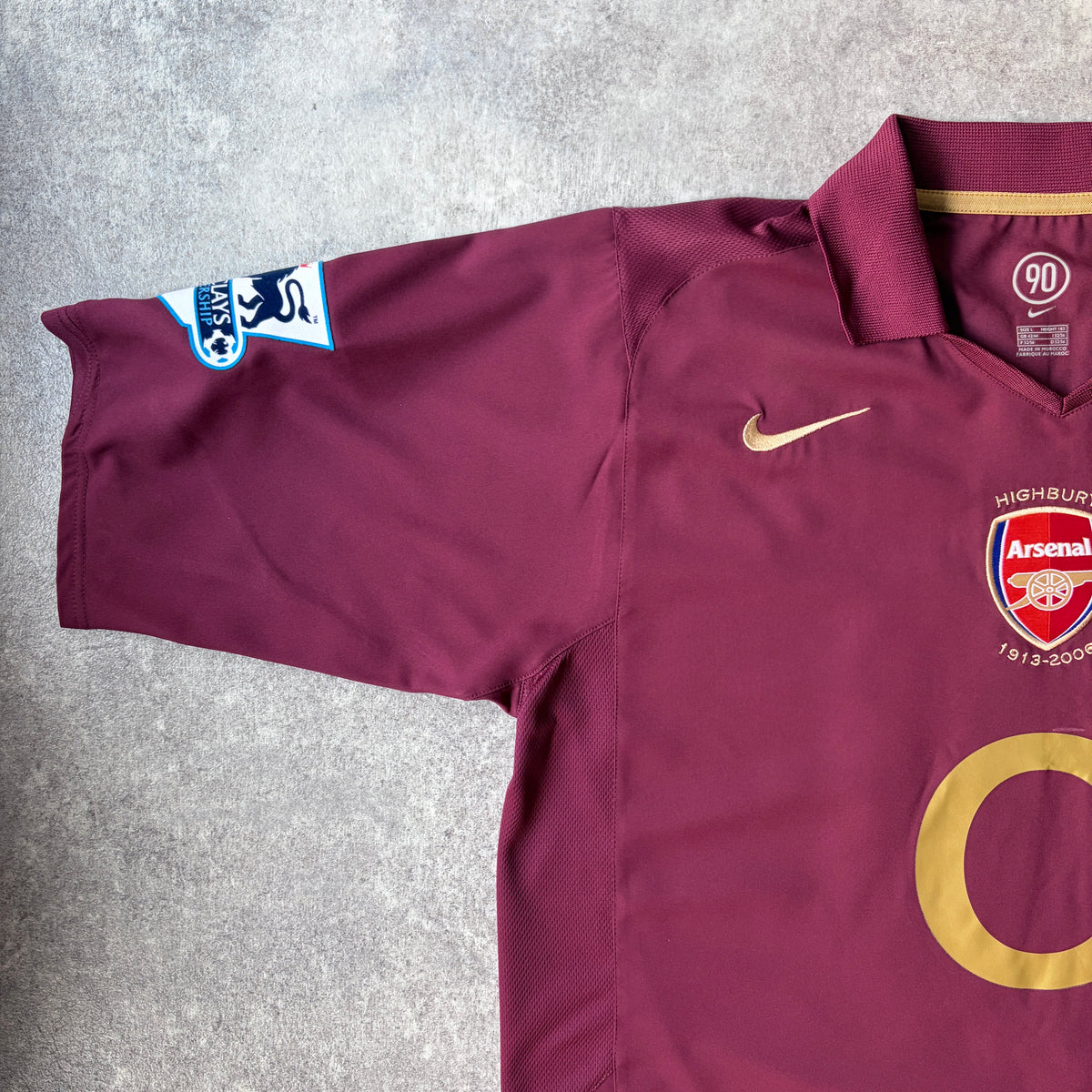 【BNWT正規品2005-2006 NIKE Arsenal home BERGKAMP #10 Last Highbury】