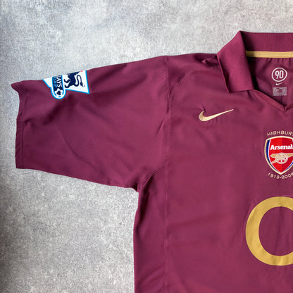 【BNWT正規品2005-2006 NIKE Arsenal home BERGKAMP #10 Last Highbury】