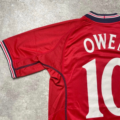 【正規品2002-2004 UMBRO England away OWEN #10】