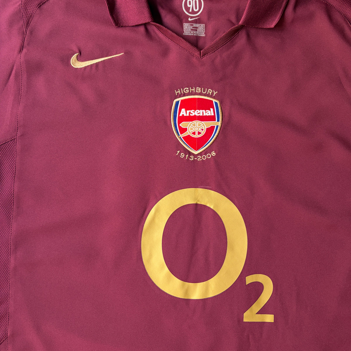 【BNWT正規品2005-2006 NIKE Arsenal home BERGKAMP #10 Last Highbury】
