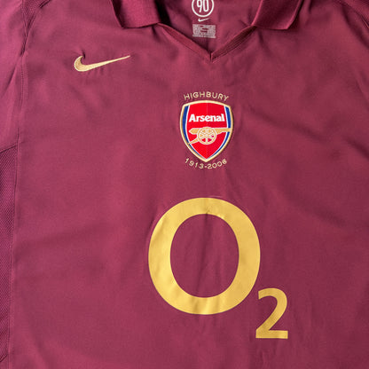 【BNWT正規品2005-2006 NIKE Arsenal home BERGKAMP #10 Last Highbury】
