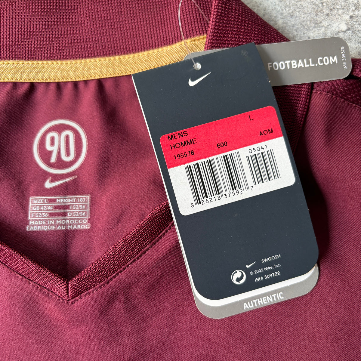 【BNWT正規品2005-2006 NIKE Arsenal home BERGKAMP #10 Last Highbury】