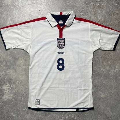 【正規品2003-2005 UMBRO England Home Scholes #8】