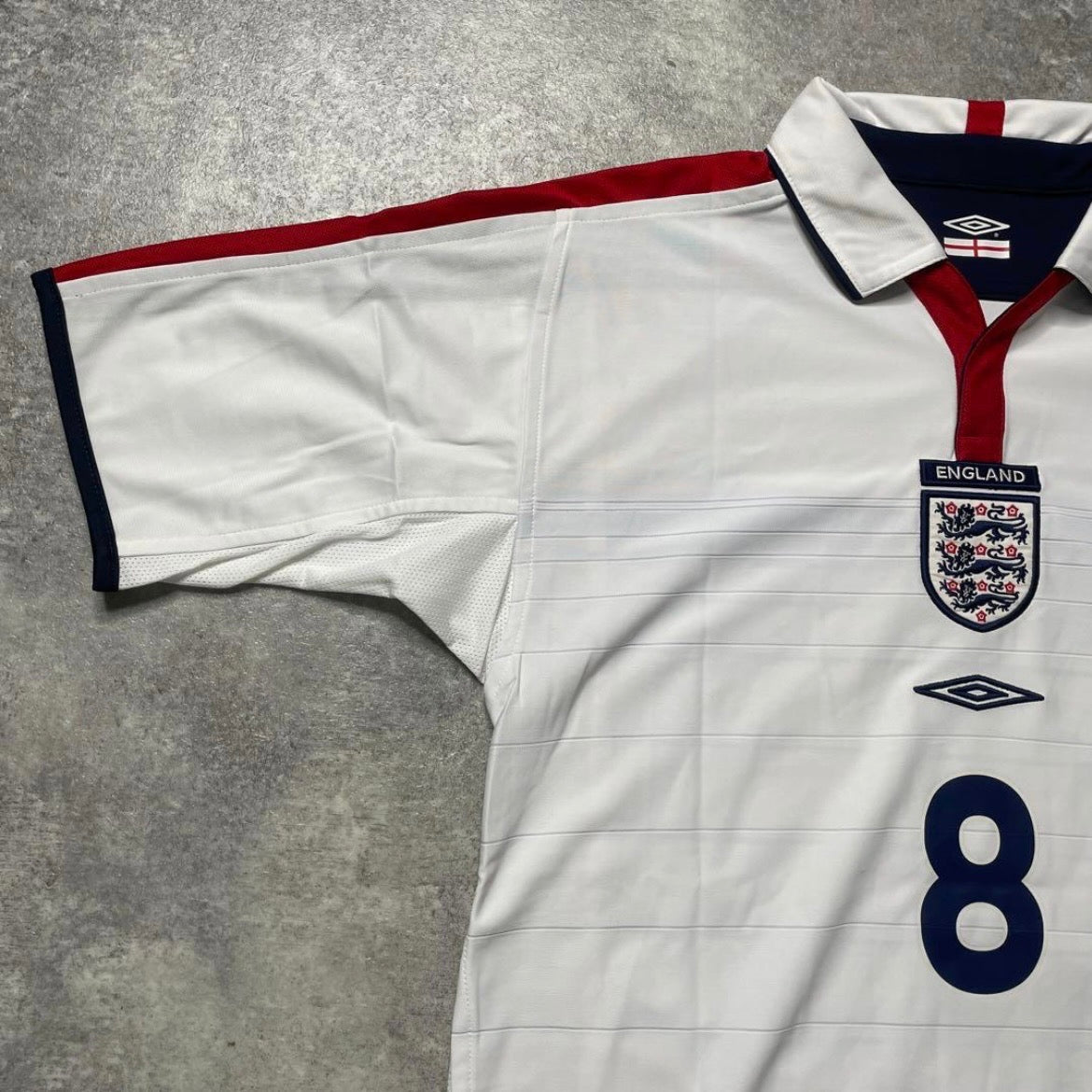【正規品2003-2005 UMBRO England Home Scholes #8】