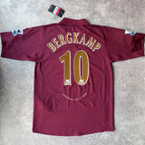 【BNWT正規品2005-2006 NIKE Arsenal home BERGKAMP #10 Last Highbury】