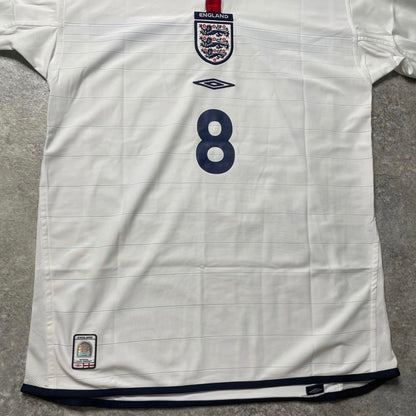 【正規品2003-2005 UMBRO England Home Scholes #8】
