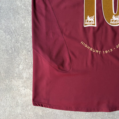【BNWT正規品2005-2006 NIKE Arsenal home BERGKAMP #10 Last Highbury】