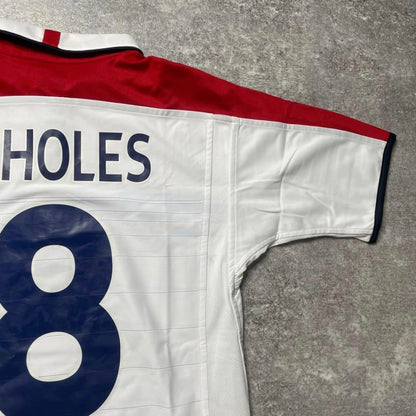 【正規品2003-2005 UMBRO England Home Scholes #8】