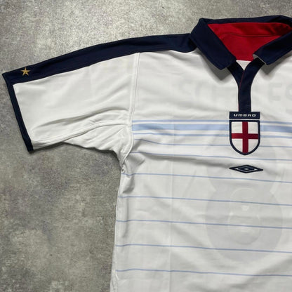 【正規品2003-2005 UMBRO England Home Scholes #8】